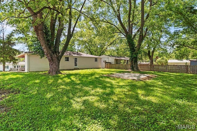 view of yard