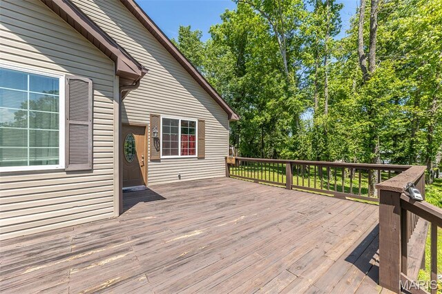 249 Trails End Way, Doniphan, MO 63935 - view of wooden deck