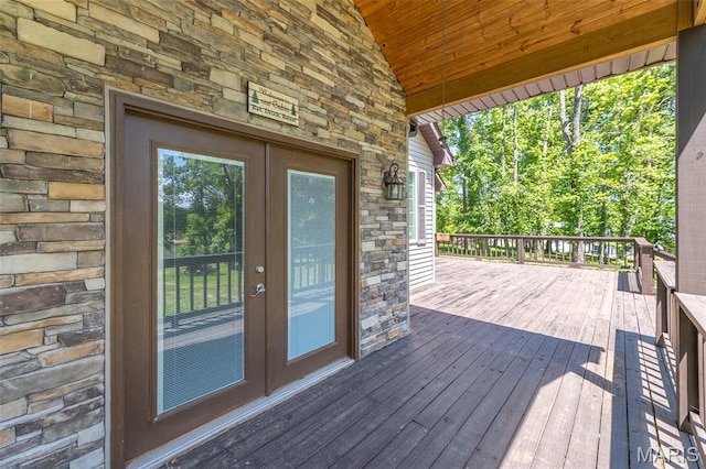 249 Trails End Way, Doniphan, MO 63935 - deck with french doors