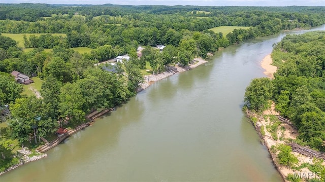 249 Trails End Way, Doniphan, MO 63935 - aerial view of a heavily wooded area and a nearby body of water