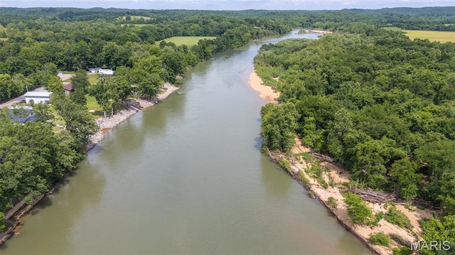 249 Trails End Way, Doniphan, MO 63935 - aerial view of a heavily wooded area and a nearby body of water