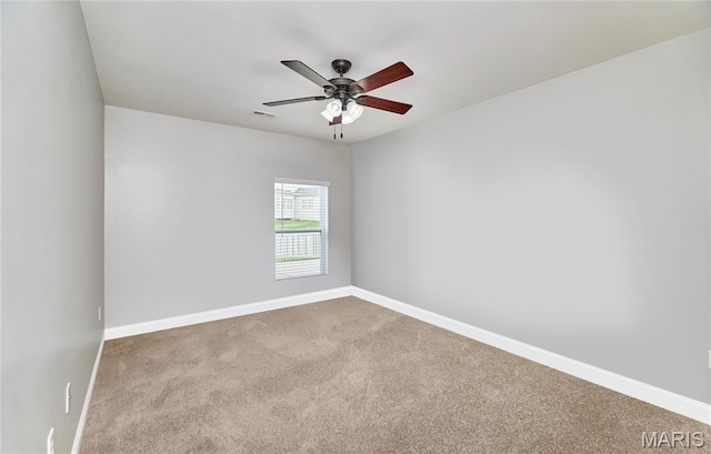 3 Lakeview Pointe Ct, Lake St Louis, MO 63367 - carpeted spare room with baseboards and ceiling fan