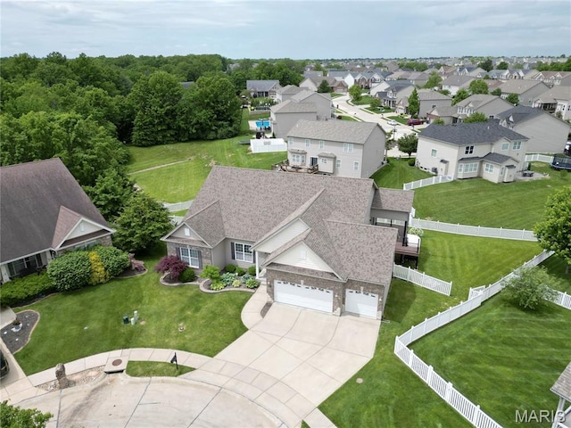 3 Lakeview Pointe Ct, Lake St Louis, MO 63367 - aerial view of residential area