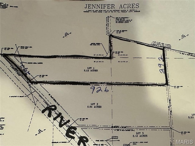 2557 River Bend Rd, Saint Clair, MO 63077 - survey map / technical document