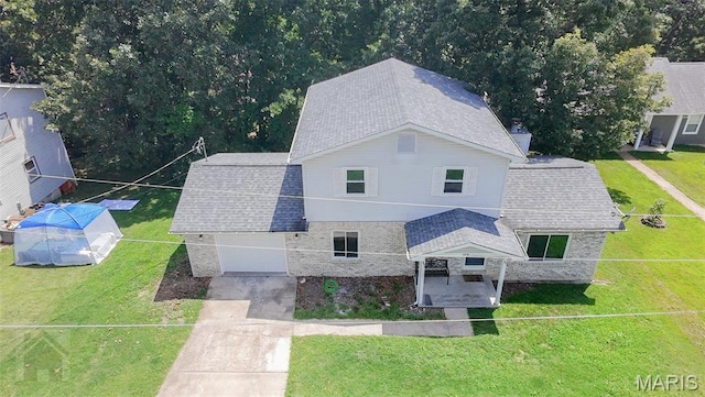 104 Wild Rose Pl, Saint Robert, MO 65584 - view from above of property