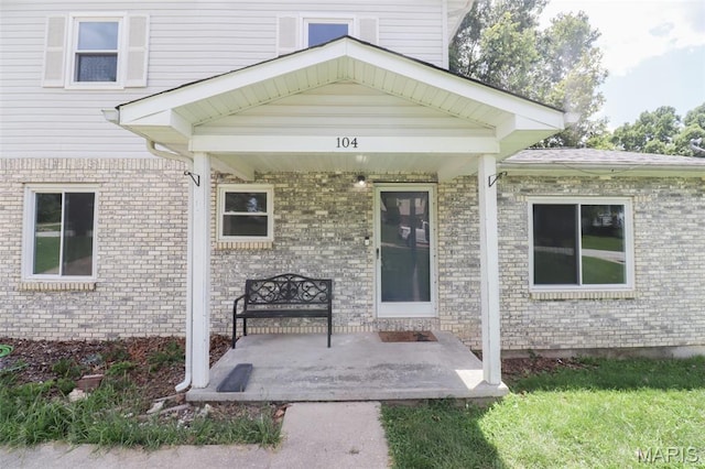 104 Wild Rose Pl, Saint Robert, MO 65584 - property entrance with brick siding