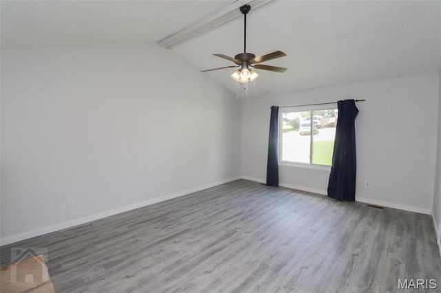 104 Wild Rose Pl, Saint Robert, MO 65584 - unfurnished room with wood finished floors and a ceiling fan
