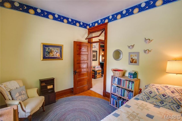 619 E Main St, Carlinville, IL 62626 - bedroom with wood finished floors and baseboards
