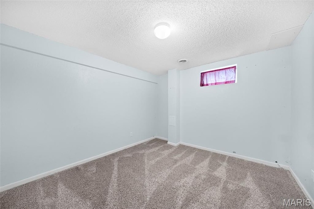 14 Sunderland Ct, Saint Charles, MO 63303 - carpeted spare room featuring a textured ceiling and baseboards