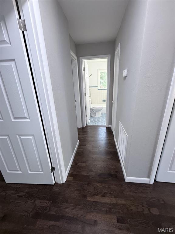 170 E Euclid Ave, Sullivan, MO 63080 - corridor featuring baseboards and dark wood-type flooring