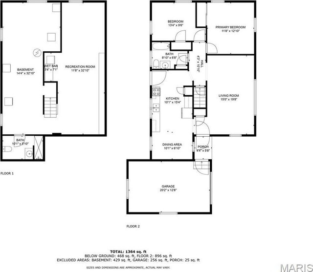 703 Ridgeway, East Alton, IL 62024 - home floor plan