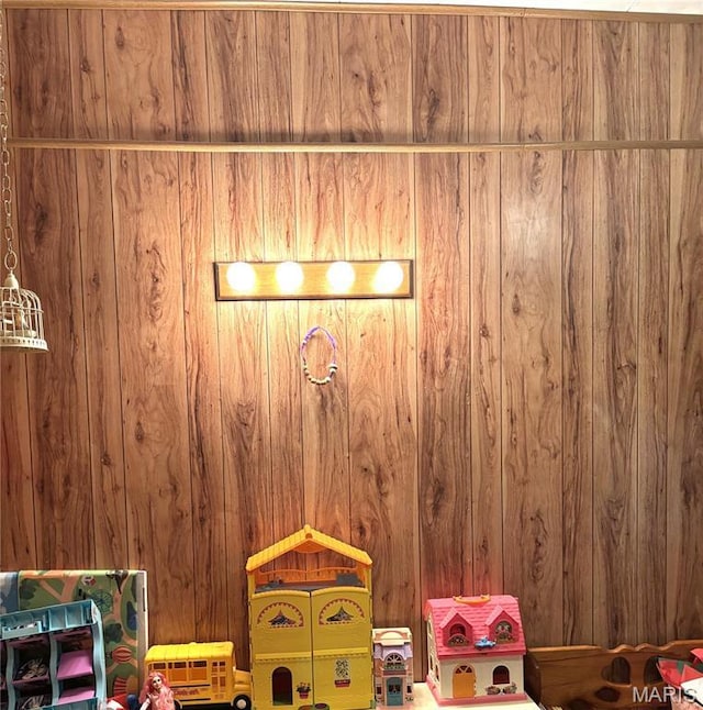 919 S 5th St, Greenville, IL 62246 - detailed view of wood walls