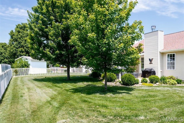 view of yard with a patio