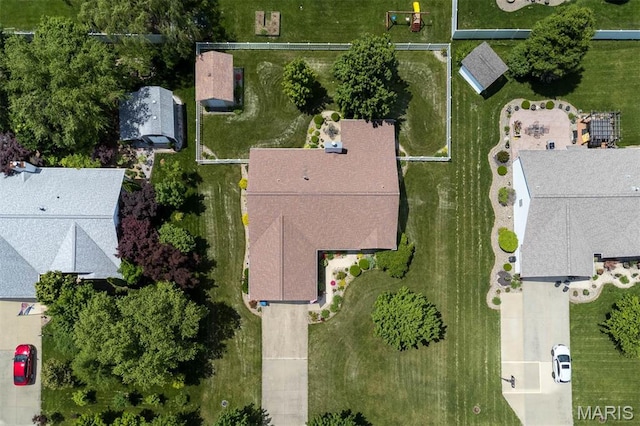 drone / aerial view