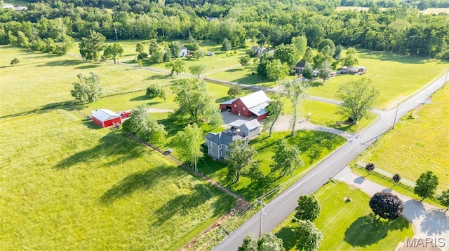 5704 Feezor Rd, Farmington, MO 63640 - aerial view of sparsely populated area