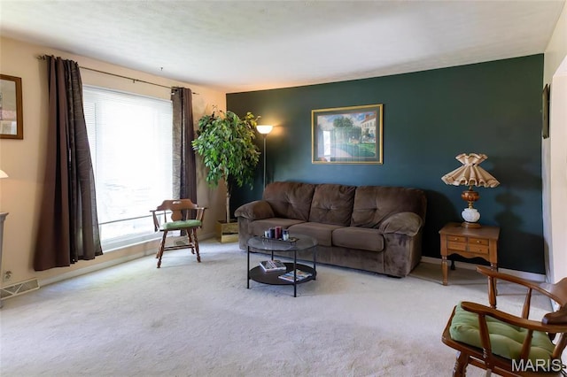 14 Dee St, Moro, IL 62067 - living area with carpet floors and baseboards
