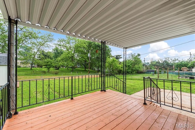 1522 S Elm Ave, Saint Louis, MO 63119 - view of deck