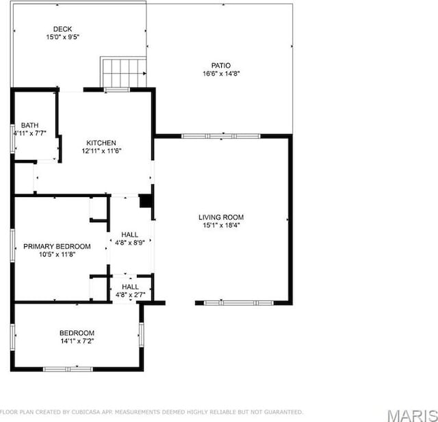 1522 S Elm Ave, Saint Louis, MO 63119 - home floor plan
