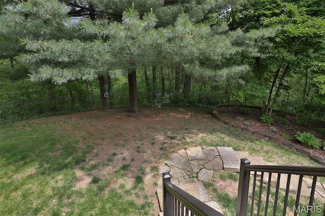 1989 Dogwood Trl, Collinsville, IL 62234 - view of fenced backyard