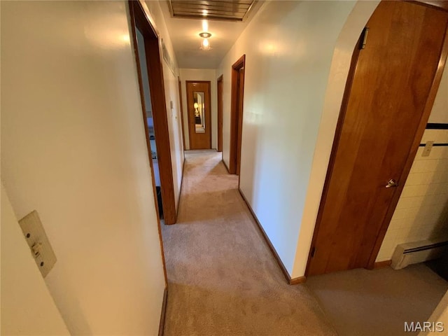 401 Edinger Rd, Wentzville, MO 63385 - corridor with light carpet and arched walkways