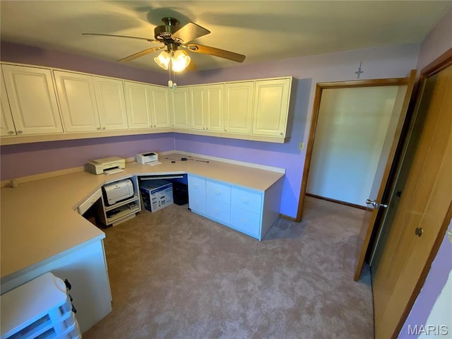 401 Edinger Rd, Wentzville, MO 63385 - unfurnished office with light carpet and a ceiling fan