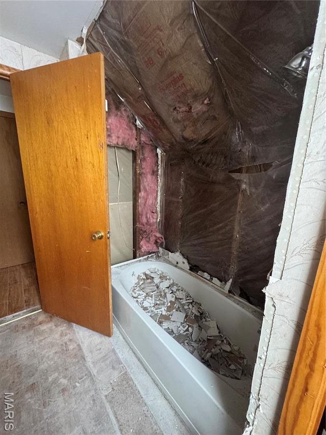 2442 Adams St, Granite City, IL 62040 - view of unfinished attic
