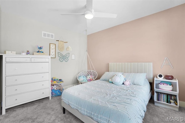 66 Walnutshade Ct, Saint Peters, MO 63376 - bedroom featuring carpet and ceiling fan