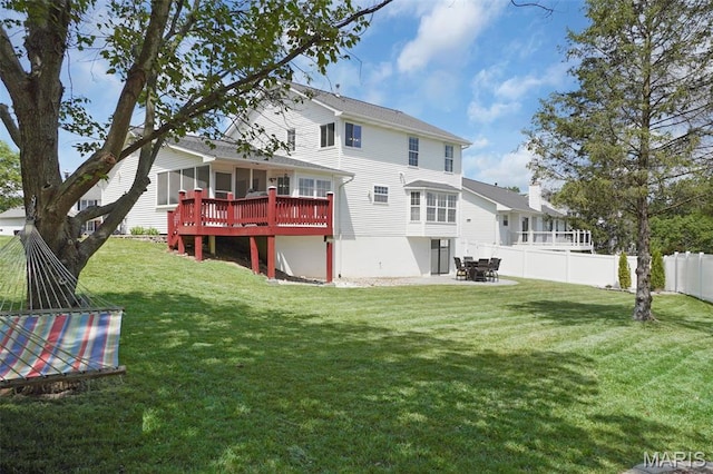 66 Walnutshade Ct, Saint Peters, MO 63376 - rear view of property with a sunroom