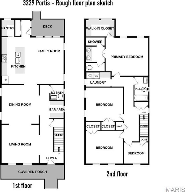 3229 Portis Ave, Saint Louis, MO 63116 - home floor plan