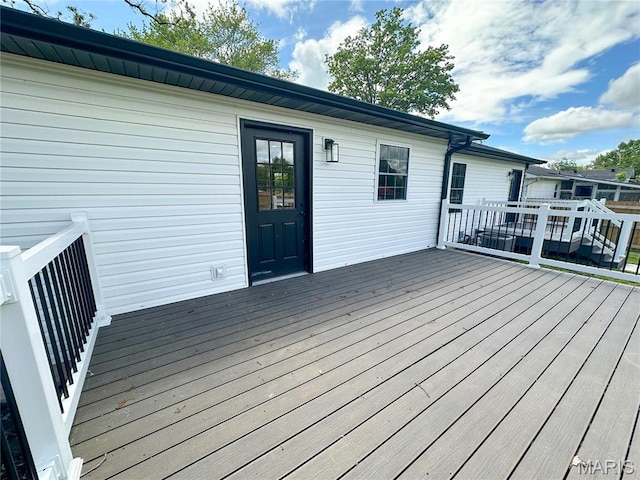 906 E Pace St, Salem, MO 65560 - view of wooden deck
