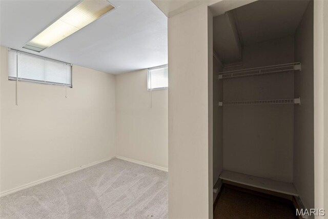1095 Rogers Ln, Florissant, MO 63033 - below grade area with baseboards and carpet