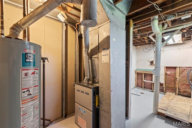 1095 Rogers Ln, Florissant, MO 63033 - utilities featuring gas water heater