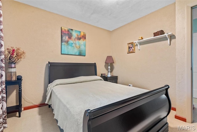 1934 Brigantine Cir, Worden, IL 62097 - carpeted bedroom with baseboards and a textured wall