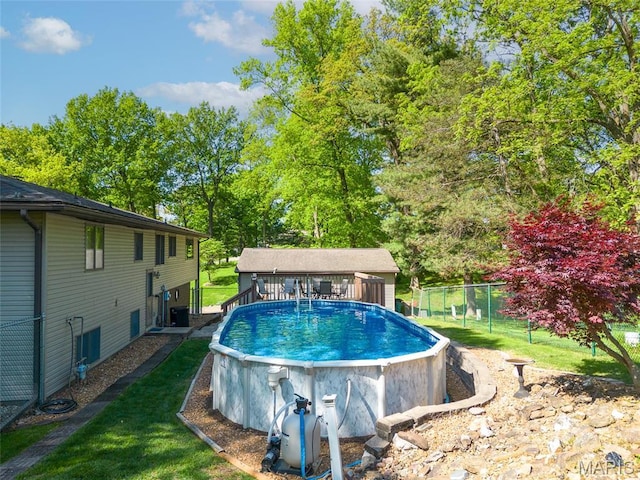 1934 Brigantine Cir, Worden, IL 62097 - view of swimming pool with view of scattered trees