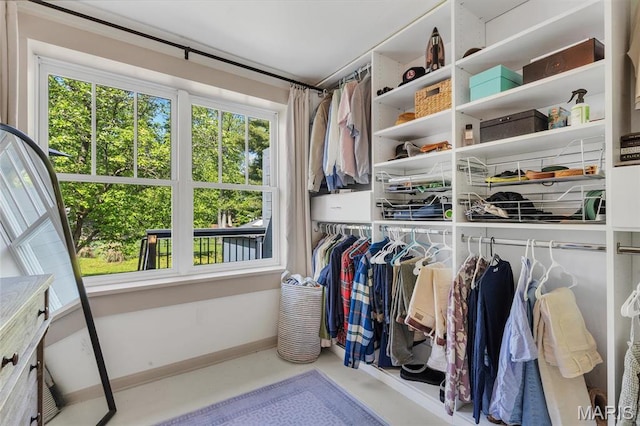 view of spacious closet