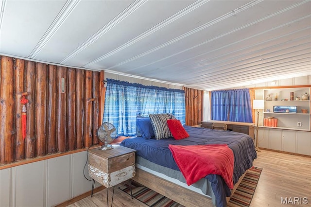 167 Ripley Co Rd Unit Y-3, Doniphan, MO 63935 - bedroom with wood finished floors and wooden walls