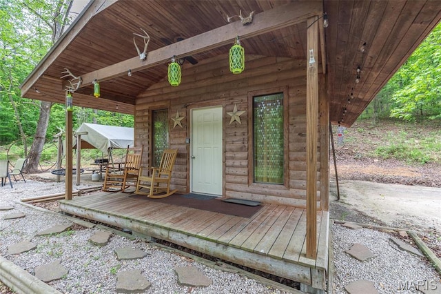 167 Ripley Co Rd Unit Y-3, Doniphan, MO 63935 - property entrance with a deck