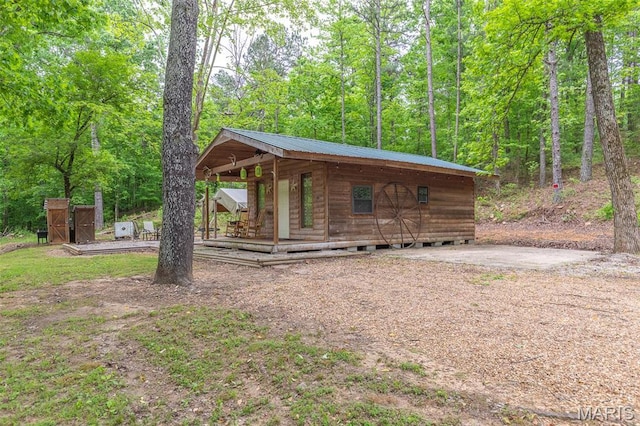 167 Ripley Co Rd Unit Y-3, Doniphan, MO 63935 - view of outbuilding with a wooded view