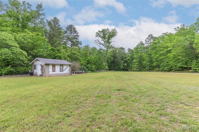 167 Ripley Co Rd Unit Y-3, Doniphan, MO 63935 - view of green lawn with a view of trees and an outdoor structure