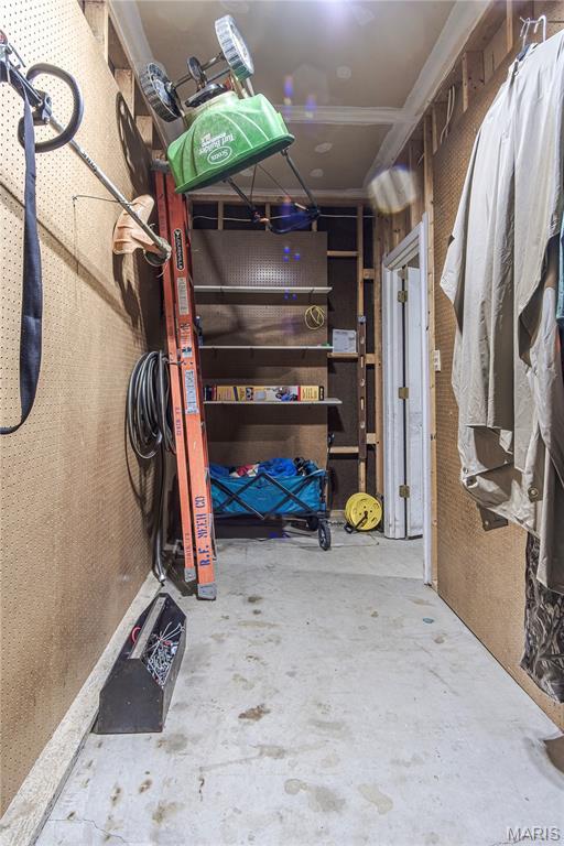 view of storage room