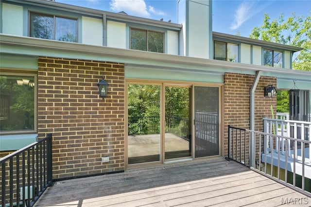 13112 Royal Pines Dr, Saint Louis, MO 63146 - view of wooden deck