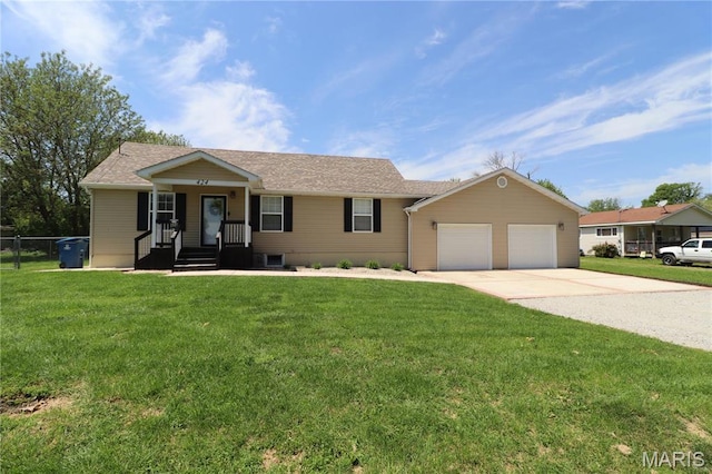 424 Shellview St, Bethalto, IL 62010 - single story home with an attached garage and concrete driveway