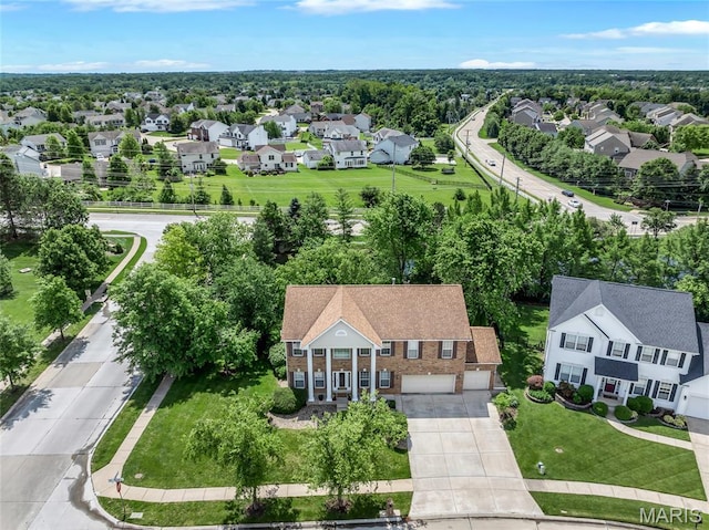 7302 Macleod Ln, Ofallon, MO 63368 - aerial perspective of suburban area