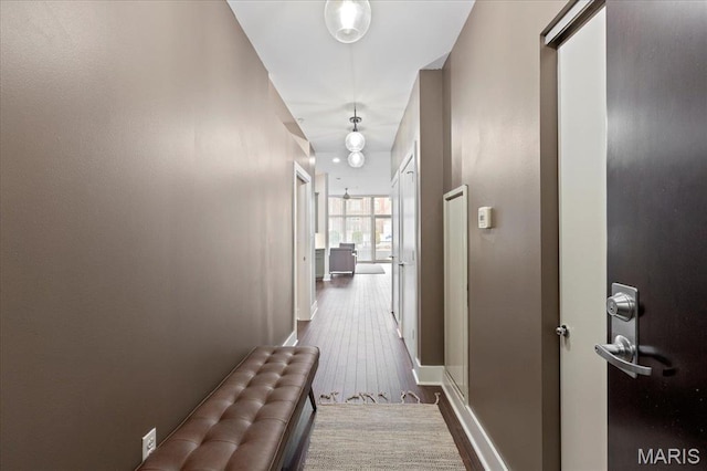 9 N Euclid Ave Unit 411, Saint Louis, MO 63108 - corridor with wood finished floors