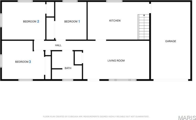 7208 Montclair, Godfrey, IL 62035 - view of property floor plan