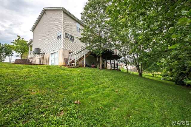 1408 Glacier Pass, Festus, MO 63028 - rear view of house featuring stairs and a deck