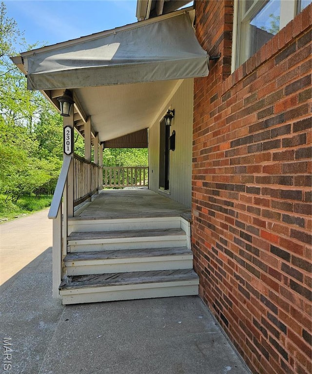 view of staircase