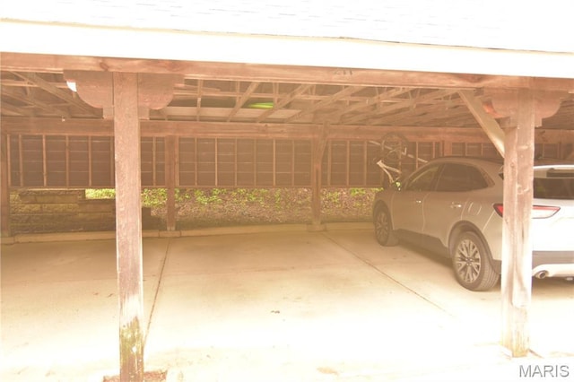 view of parking