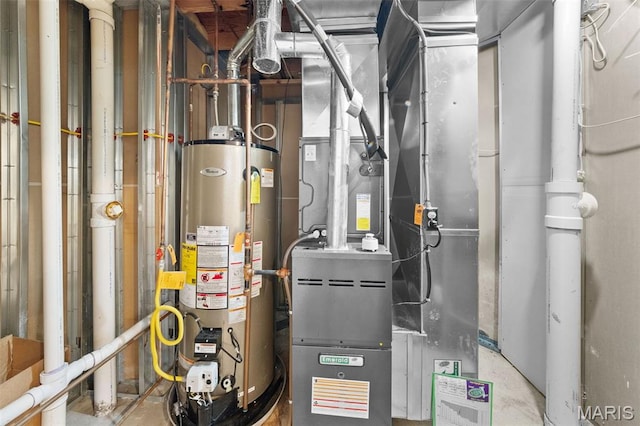1102 Danielle Elizabeth Ct, Ofallon, MO 63366 - utility room featuring water heater