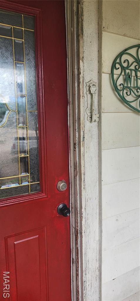 view of exterior entry